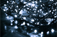 Lumini de Crăciun în aer liber/în interior 100 LED alb rece - 220V - 10,1m