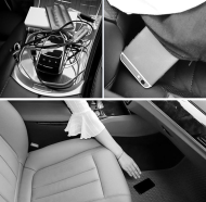 Organizator multifuncțional între scaune Car Luxury - 2buc