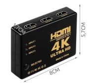 Comutator HDMI 4K cu telecomandă