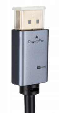 Cablu DisplayPort Display DP-DP 60Hz 4K de 2 m, negru