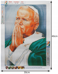 Pictura cu diamante - Pope
