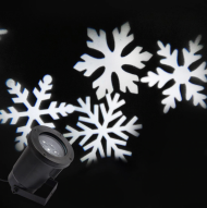 Proiector de zăpadă LED rezistent la apă, fulgi de zăpadă de Crăciun