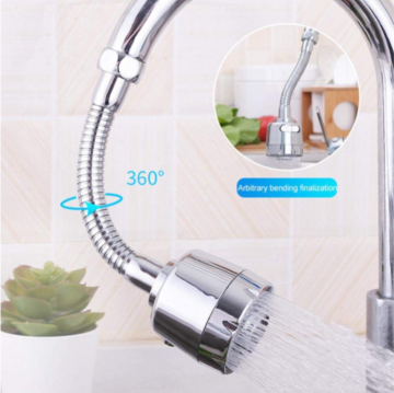 Adaptor pentru robinet cu extensie de 360°.