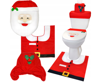 Capac de toaletă de Crăciun Santa Claus