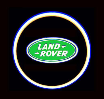 Proiector LED cu logoul mărcii auto - 2 buc (Land Rover)