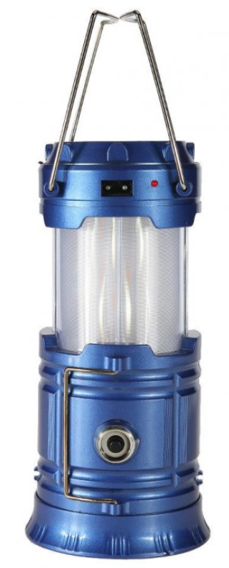Lampa LED portabilă solară multifuncțională 3in1 Culoare: albastru