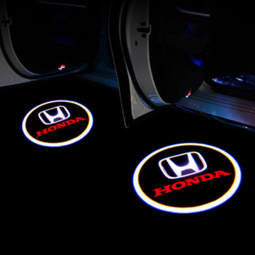 Proiector LED cu logoul mărcii auto - 2 buc (Honda)
