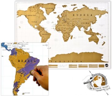 Harta de zgâriat a lumii