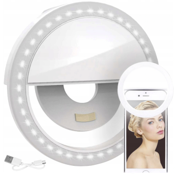 28 LED lampă circulară de telefon cu LED-uri, lumină LED pentru telefoane mobile selfie